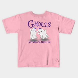 Ghouls Just Want to Have Fun Kids T-Shirt